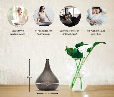 Lotus Pro - Dark Wood - Aroma Diffuser