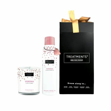 Giftbox foaming shower gel + Candle